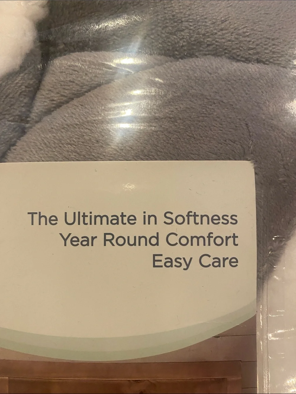 Truly Soft King Cuddle Warmth Comforter Set - Gray/White